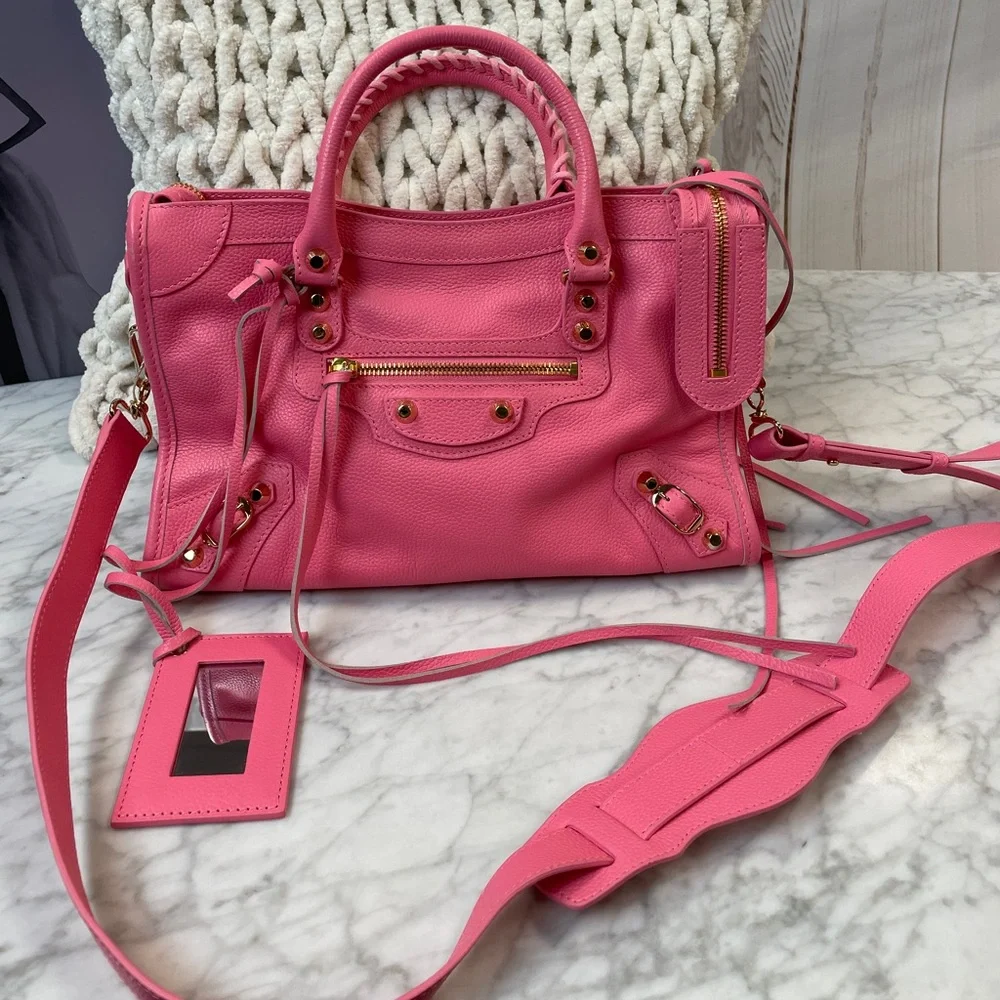 Balenciaga Pink City Bag